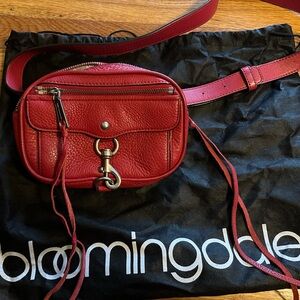 Rebecca Minkoff Red Leather Crossbody Sling Bag
